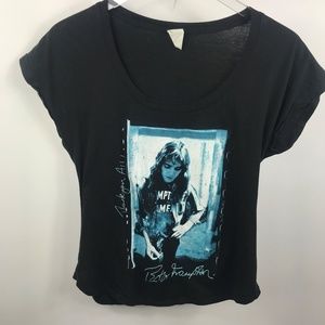 Peter Frampton oversized Scoop Neck Tee Sz S